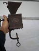 Rare Antique 1700 ' S Clamp - On Cast Iron American Primitive Coffee Grinder Mill Primitives photo 6