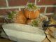 Primitive Scarecrow Doll W/ Wood Wagon & Pumpkin Harvest ~ Prim Gathering Lot Primitives photo 5