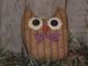 Primitive Americana Owl Bird Ornie Ornament Bowl Filler Shelf Sitter Tuck Primitives photo 4