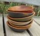 ~ 6 Primitive Munising Wood Dough Bowls In Old Wooden Drawer Box ~ Primitives photo 3