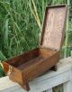 ~ 6 Primitive Munising Wood Dough Bowls In Old Wooden Drawer Box ~ Primitives photo 6