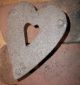 Antique Wrought Iron Hearth Heart Trivet – Nh Origin Primitives photo 2