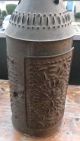 Antique Old Punched Pierced Paul Revere Hanging Tin Lantern Nr Primitives photo 4
