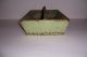 Antique Primitive Early Small Wooden Green Painted Cutlrey Utensil Tote Box Primitives photo 1