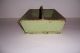 Antique Primitive Early Small Wooden Green Painted Cutlrey Utensil Tote Box Primitives photo 3