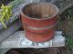 1800s Primitive Wooden Bucket Bail Handle Staved Old Style Bittersweet Paint Nr Primitives photo 4