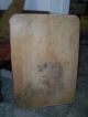 Vintage Large Wood Cutting Board - - Dough Board - - Barn Red Edges Primitives photo 6