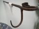 Hand Forged Miners Candle Holder Primitives photo 2