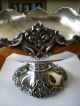 Vintage Poole 965 Quadruple Silver Plate Footed Dish Dishes & Coasters photo 6