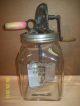 Antique~sunbeam Mixmaster Butter Churn~4 Qt.  Hand Crank Primitive Kitchenware~vg Primitives photo 10