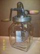 Antique~sunbeam Mixmaster Butter Churn~4 Qt.  Hand Crank Primitive Kitchenware~vg Primitives photo 1