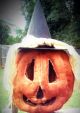 Primitive Halloween Grungy Lighted Jack O Lantern Primitives photo 3