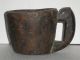 Primitive Antique Indian Native Wood Hand Treen Carved Feast Cup Stein Mug Primitives photo 1