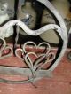 Antique & Unique Metal Hearts Hearth Cooking Game Rack Stand~ Primitives photo 3