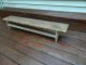Rare 19th C Shaker Kneeling Bench Dry Old Putty Paint Untouched Primitives photo 2