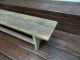 Rare 19th C Shaker Kneeling Bench Dry Old Putty Paint Untouched Primitives photo 4