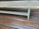 Rare 19th C Shaker Kneeling Bench Dry Old Putty Paint Untouched Primitives photo 7