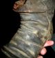 Antique Primitive Early1800s Leather Boot Shoe Found Massachusets Military? Vafo Primitives photo 11