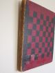 Great Old Antique 19c Painted Black & Red Gameboard Aafa Primitives photo 1