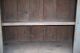 Antique Early Primitive 19th Century Gray Painted Step Back Cupboard 1800-1899 photo 6