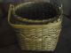 Vintage Swing Handle Old Basket Primitives photo 9
