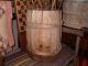 Antique Early Wooden Storage Barrel Country Farm Winery Primitive Wine Buttery Primitives photo 10