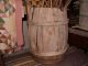 Antique Early Wooden Storage Barrel Country Farm Winery Primitive Wine Buttery Primitives photo 1