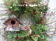 Country Christmas,  Winter Holiday Rustic Door Wreath Arrangement Primitives photo 1