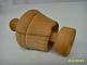 Vtg Wooden Butter Stamp Press Mold Apple Pattern Primitives photo 1