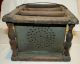 Antique 1880s Primitive Pierced Tin And Wood Foot Warmer 19th Century Carriage Primitives photo 6