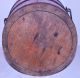 Antique Wooden Bucket Wrought Forged Rings Dovetailed Wooden Slats Primitives photo 3