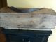 Antique Early Primitive Wooden Tote Box Carrier Tool Divided Country Display Nr Primitives photo 3