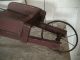 Antique Childs Red Wheelbarrow / Old Paint Primitives photo 8