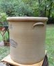 Antique Clinton Pottery Co.  15 Gallon Crock - Clinton Mo.  - Old Missouri Stoneware Primitives photo 2