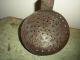 Early 19th C Wrought Iron Ladle Sieve Ladle With Decoration Primitives photo 1