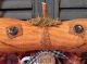Primitive Halloween Jack - O - Lantern Make - Do On Vintage Enamelware Funnel Primitives photo 1
