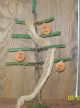 Primitive Fall/ Halloween Faux Feather Tree With Pumpkin Ornies Primitives photo 2