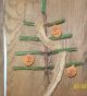 Primitive Fall/ Halloween Faux Feather Tree With Pumpkin Ornies Primitives photo 3