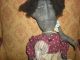 Primitive Civil War Christmas Girl Doll With Chicken,  Crow And Candy Cane Primitives photo 2