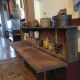 Outstanding Primitive Hanging Painted Surface.  Apothecary Cabinet Shelf Primitives photo 4