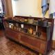 Outstanding Primitive Hanging Painted Surface.  Apothecary Cabinet Shelf Primitives photo 6