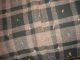 Antique 19th Cent Linsey Woolsey Whole Cloth Tied Quilt 62x73 In.  Approx.  Rare Primitives photo 3