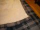 Antique 19th Cent Linsey Woolsey Whole Cloth Tied Quilt 62x73 In.  Approx.  Rare Primitives photo 8