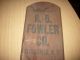Americana Wooden Advertising Thermometer Fowler Co Glens Falls Ny Dry Goods Primitives photo 1