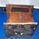 1889 Ornate Cast Iron Wood Primitive Coffee Grinder Mill W/handle Imperial 705 Primitives photo 5
