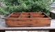 Vintage Wooden 6 Cubbyhole Display Shelf Wood Box Dividers Old Shadowbox Rustic Primitives photo 4