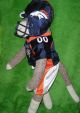 Denver Broncos Nfl Football Sock Monkey Doll ~ Peyton Manning Primitives photo 2