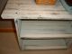 Primitive Two Shelf Bench Aged White - - Country Decor - See All Pics Usa Made Primitives photo 4