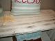 Primitive Two Shelf Bench Aged White - - Country Decor - See All Pics Usa Made Primitives photo 6