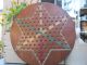 Antique Game Board,  Chinese Checkers,  Handmade And Handpainted Primitives photo 5